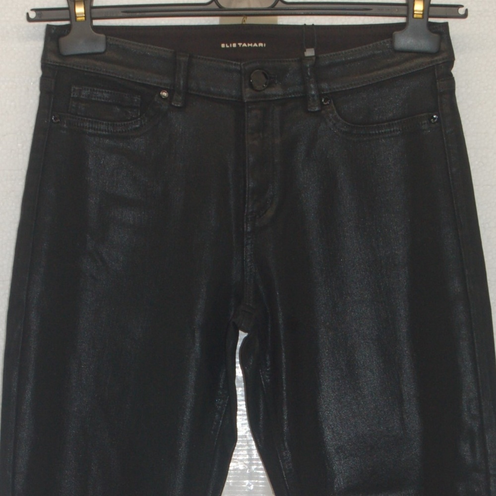 ELIE TAHARI - AZELLA Low Rise Skinny Leg Jeans